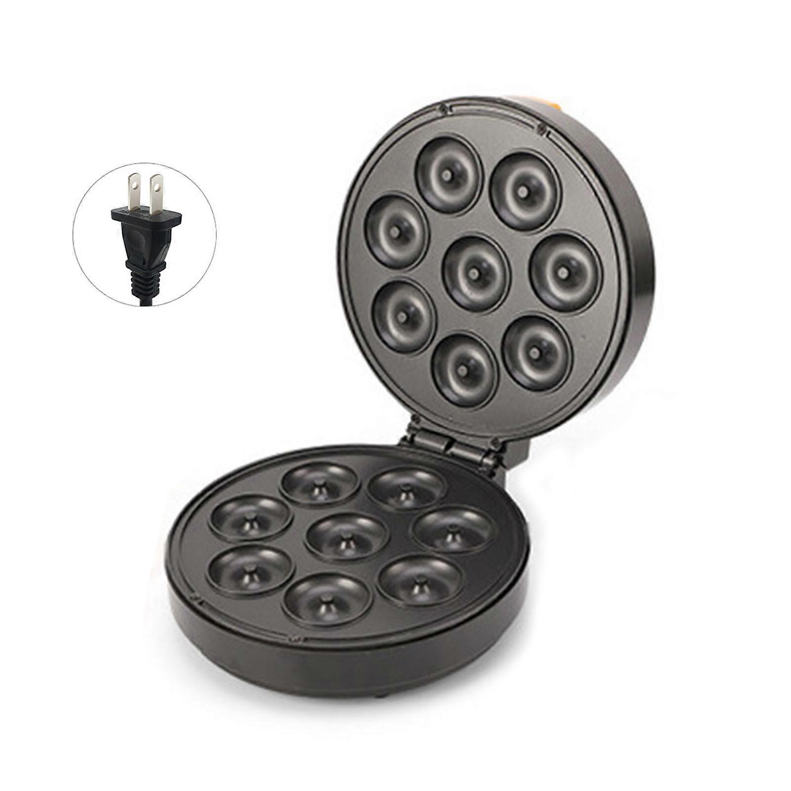 Donuts Machine Household Automatic Mini Cake Machine Non-stick Heating Electric Baking Pan Breakfast Machine EU/US Plug  Donut