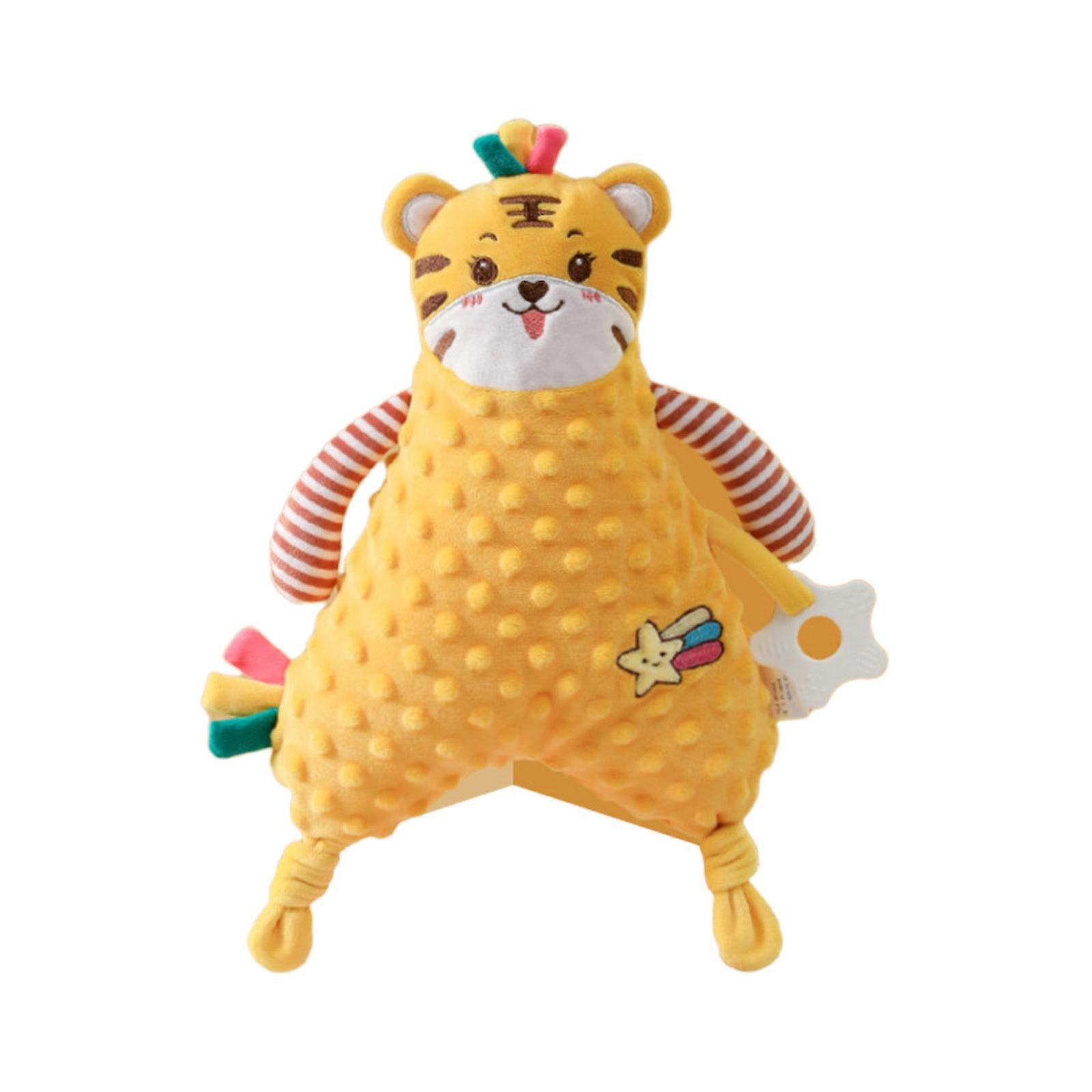 Baby Sleeping for Doll Cuddle Security Blanket Plush Toys Comforting Teether Kiddie Loneliness Soothing Nursery Room Dec Multicolor