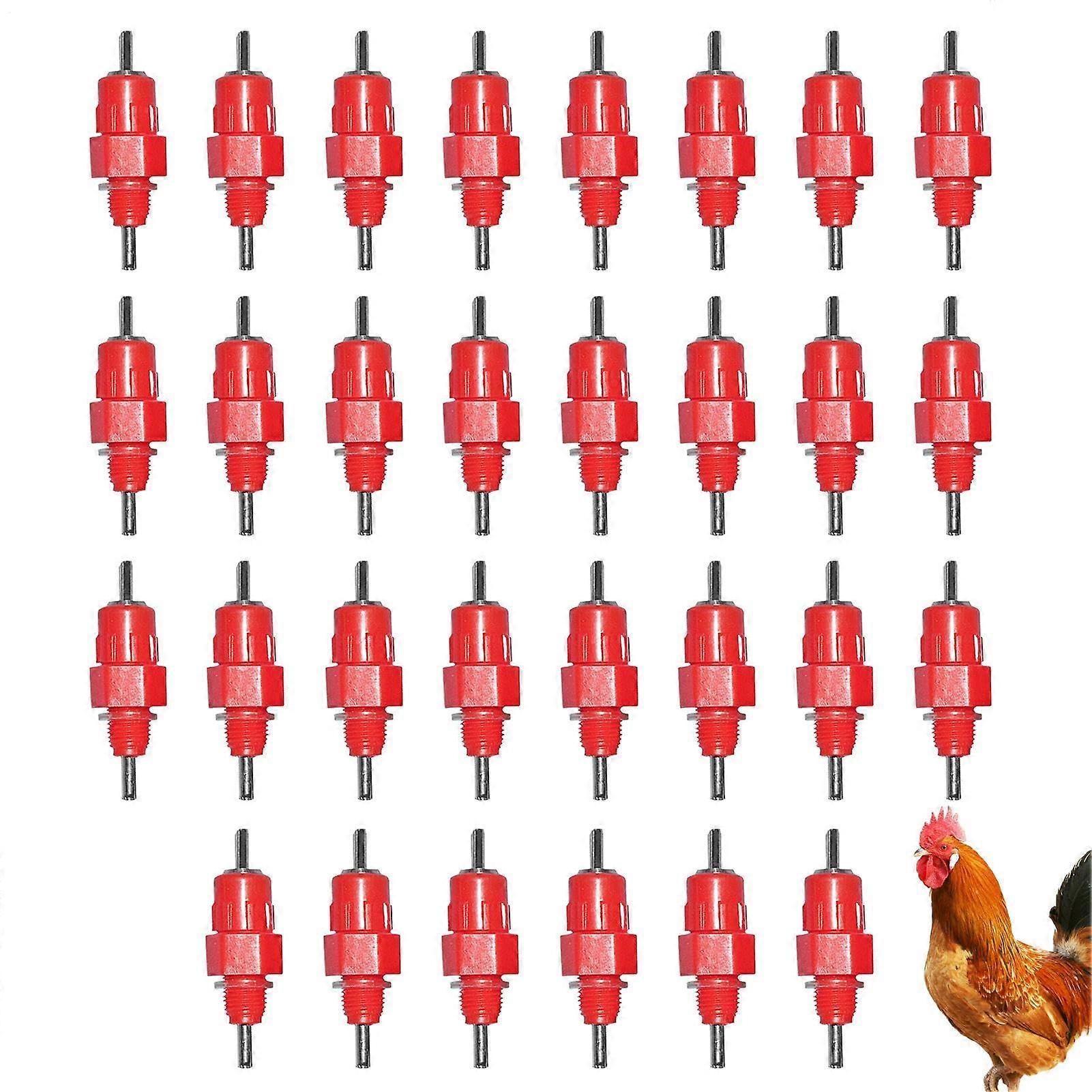 Hhner Trinknippel, 30X Edelstahl Trinksystem Fr Nutztiere