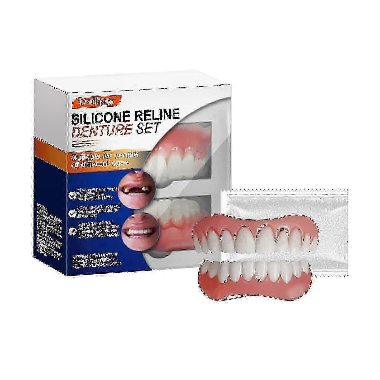 Denture Modification Kit, Comfortable, Cosmetic Solution for Smile Enhancement