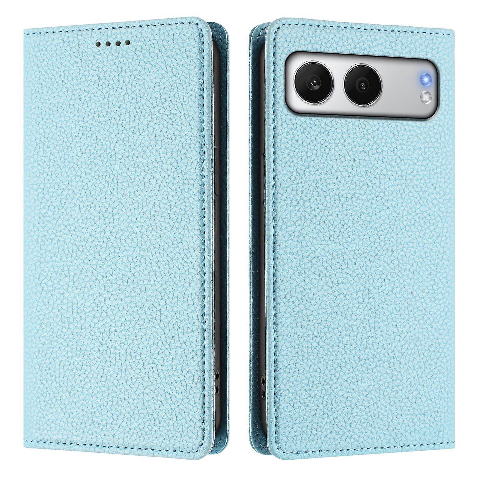 Compatible For OnePlus Nord 4 Wallet Case RFID Litchi Texture Leather Mobile Cover