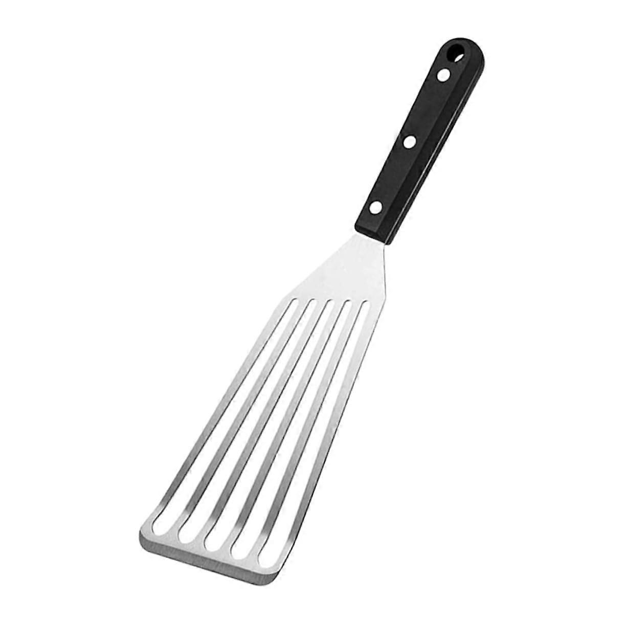Fried Fish Spatula Stainless Steel Kitchen Utensil Non-Stick Grill Scraper Cooking Tool with PP Handle for Wok and Steak