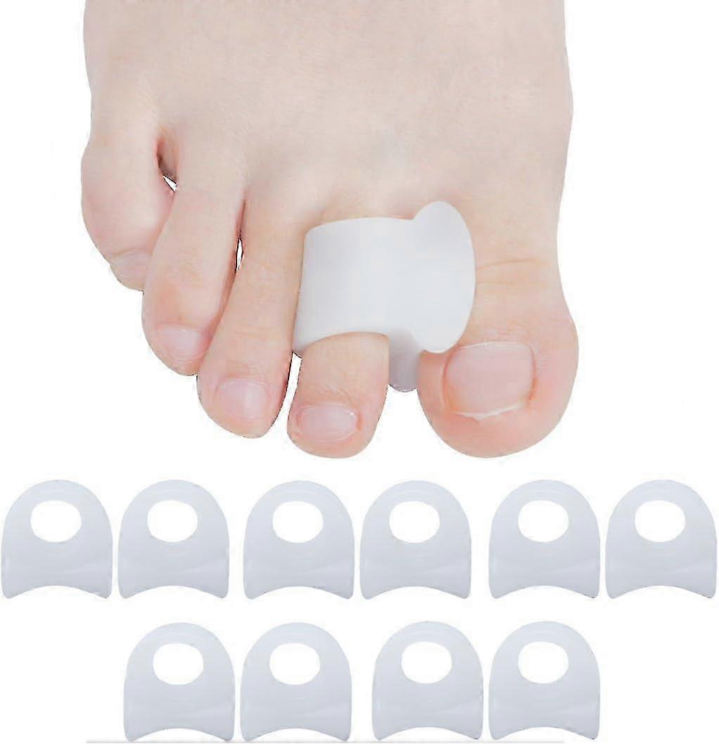 [10x] Toe Separator, Toe Separators Orthosis for Overlapping Toe, Bunion, Hammer Toe