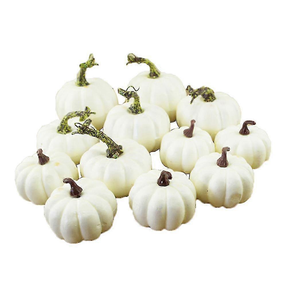 6-12 buc dovleci artificiali pentru decor de casă de Halloween Ziua Recunoștinței