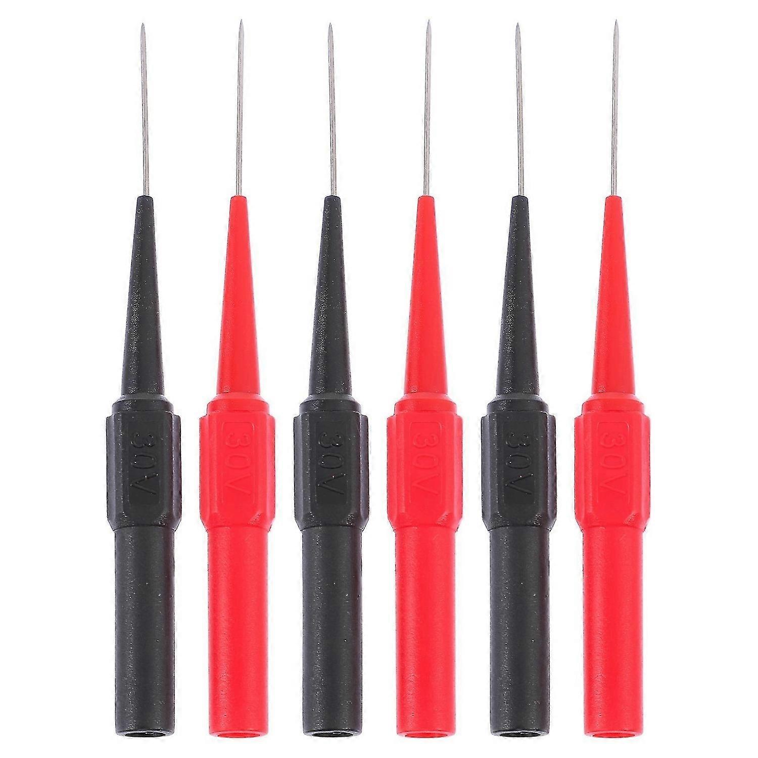 6 Pcs Digital Multimeter Electrical Tester Pin Electrical Tester Needle Electrical Tester Probe Pier