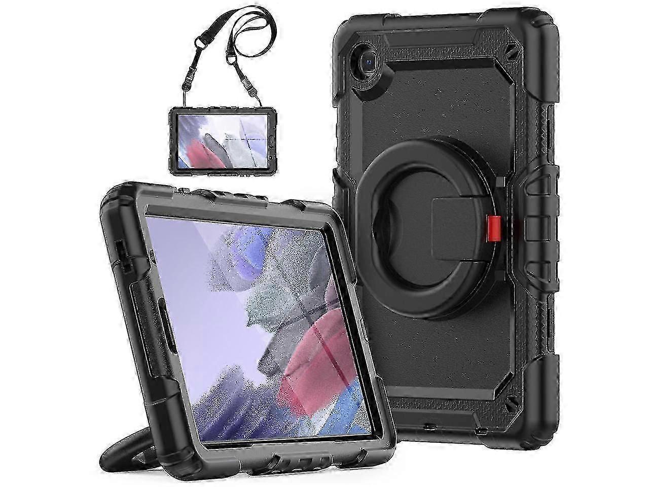 Case For Samsung Galaxy Tab A7 Lite Case 8.7 Inch With Screen Protector And Pen Holder, Shockproof Hard Protective Kids Cover For Galaxy Tab A7 Lite 2