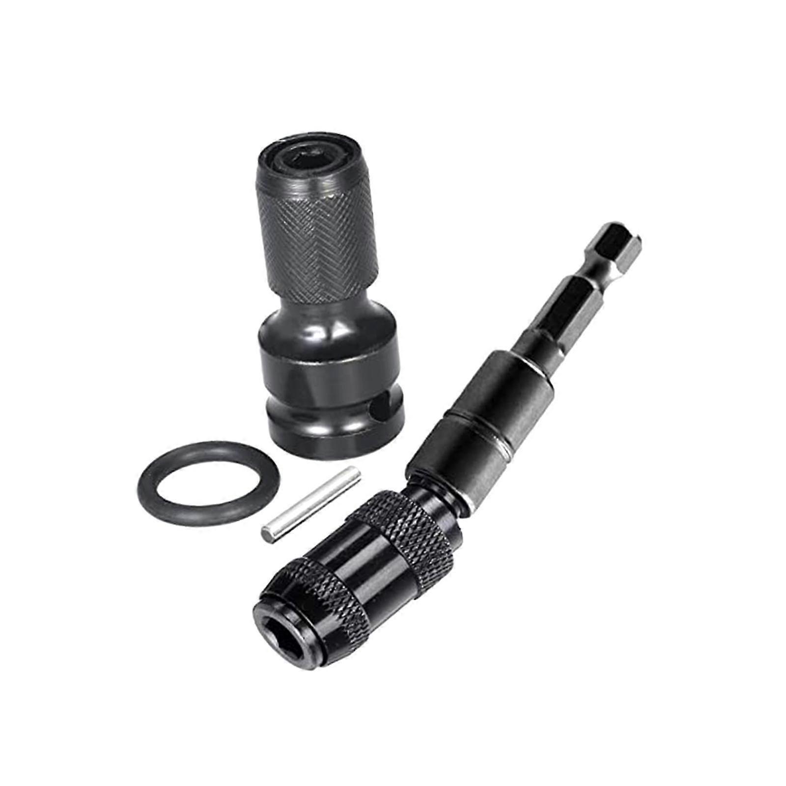 Porte-foret pivotant 1/2 pouce carré à 1/4 pouce hexagonal femelle flexible