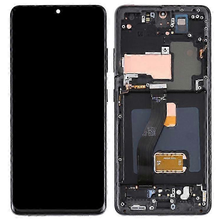 2025 Compatible For Samsung Galaxy S21 Ultra 5G G998 Grade C OLED Screen and Digitizer Assembly + Frame (without Logo)
