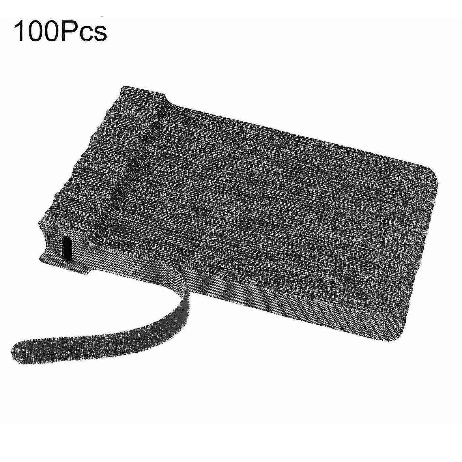 100pcs Reusable Cable Straps with Fastener Tape made of Nylon for Self-adhesive Wire Binding, Ideal for Home Use