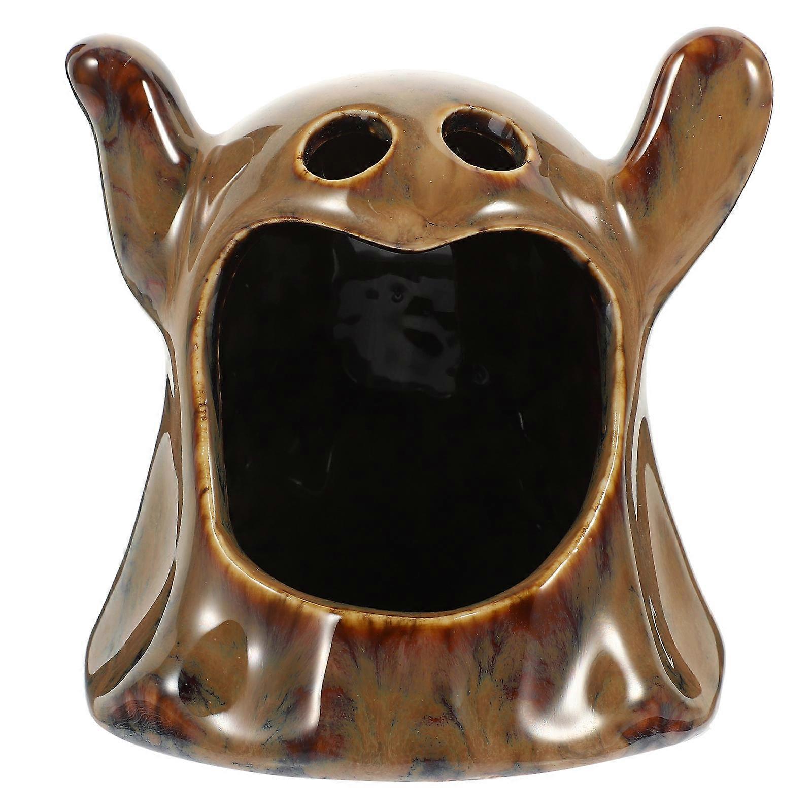 Charming Ghost Den for Pocket Pets, Premium Ceramic Retreat