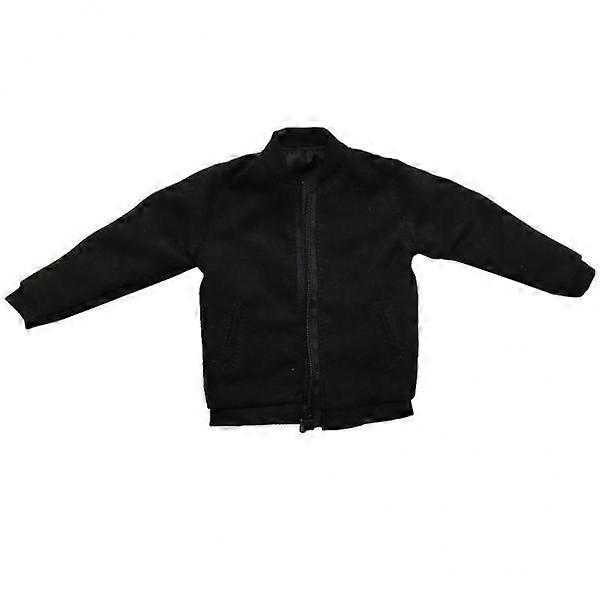 2x1/6 Scale Mens Black Zip Up Jacket for