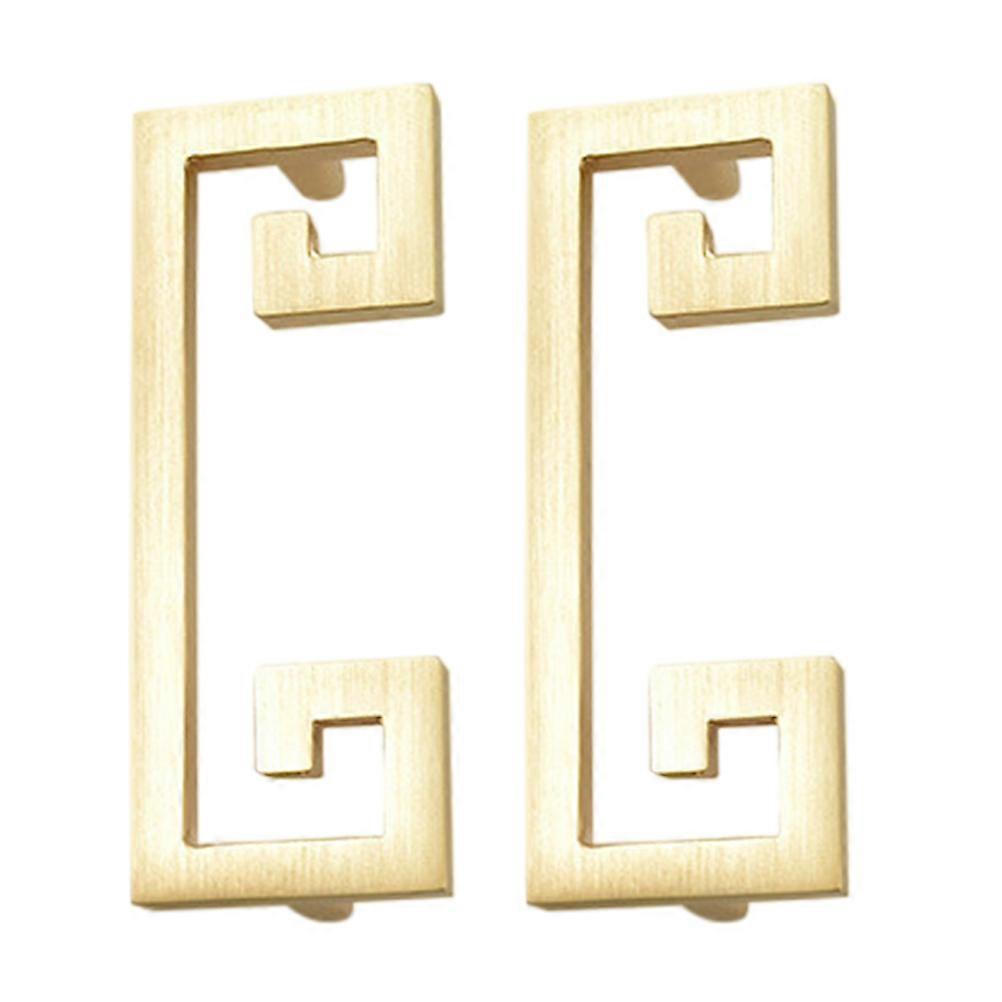 2pcs Vintage Cupboard Door Handles Functional Wardrobe Knobs