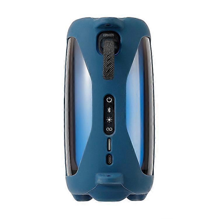 Compatible For JBL Pulse5 Bluetooth Speaker Protective Cover Soft Silicone Carrying Case with Shoulder Strap and Carabiner