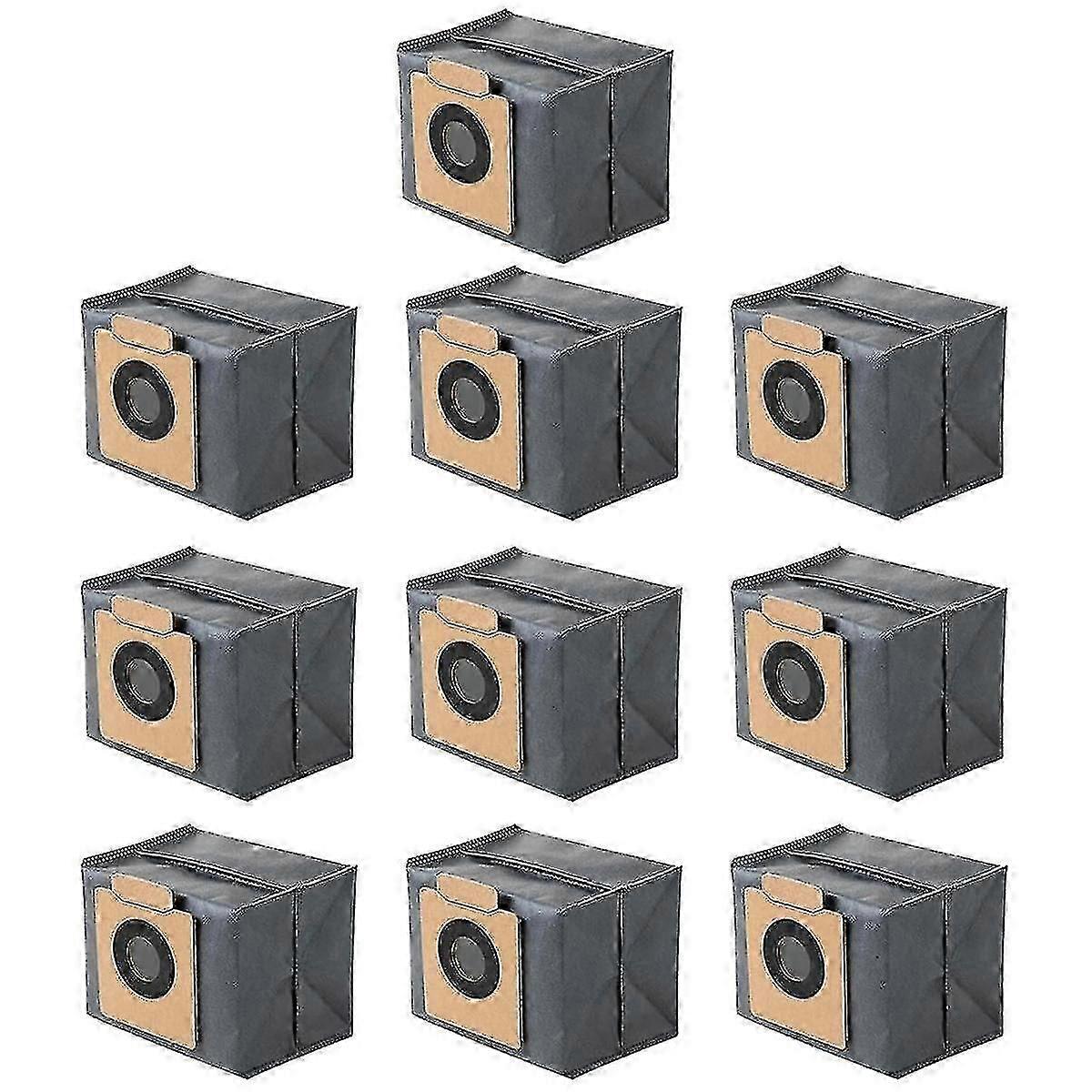 10pcs Dust Bags For Eufy Clean X8 Pro Self-empty Station Robot Vacuum Cleaning Replacement Spare Parts Trash Bag [jkw]