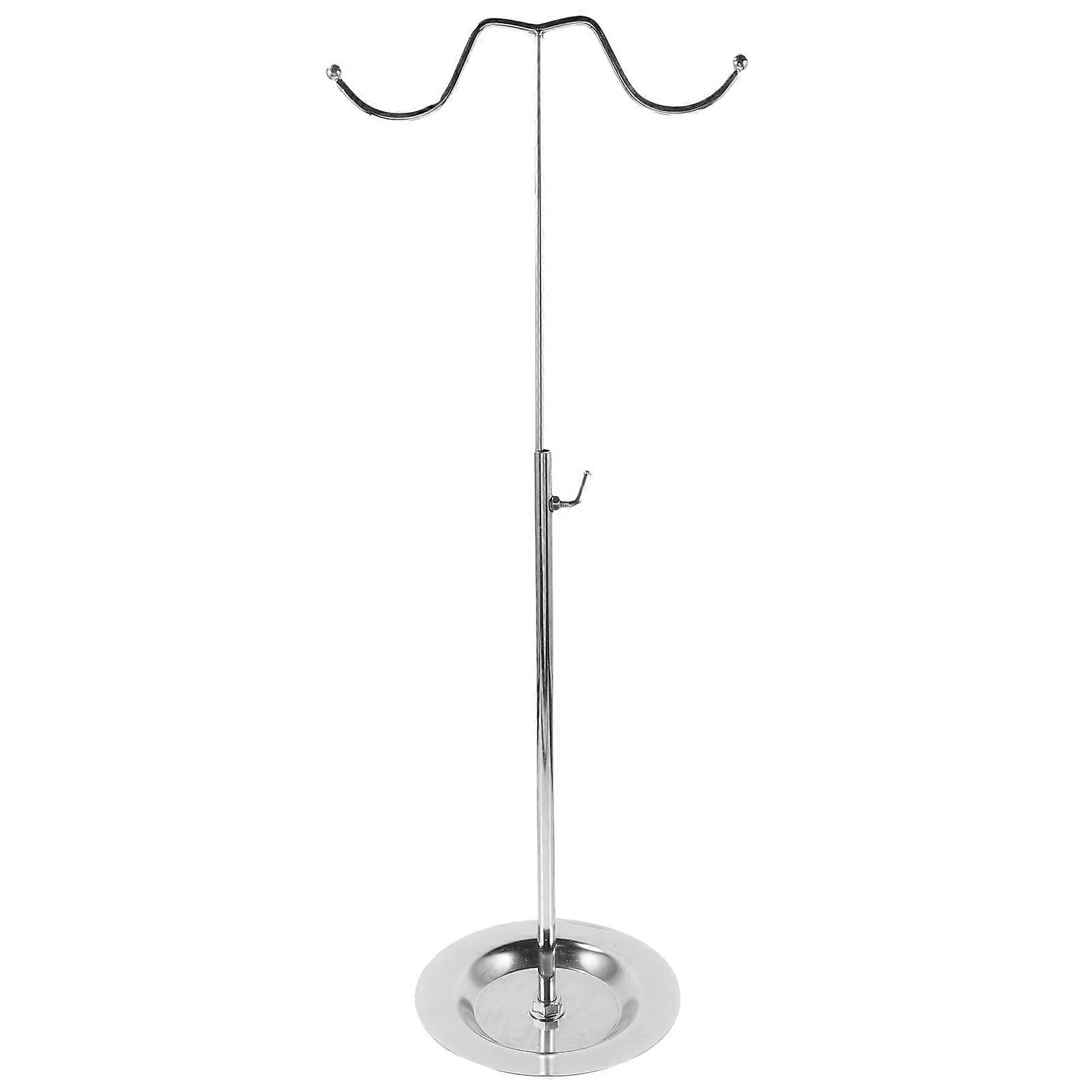 Stainless Steel Adjustable Purse Hanger Organizer for Closet and Tabletop – Smooth Surface Bag Holder for Handbags, Scarves, and Clothes Display in