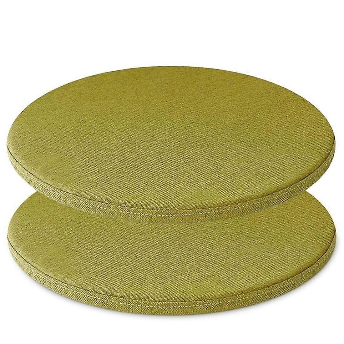 Round chair cushions made of memory foam, nonslip, 35 x 35 cm, 2 pieces