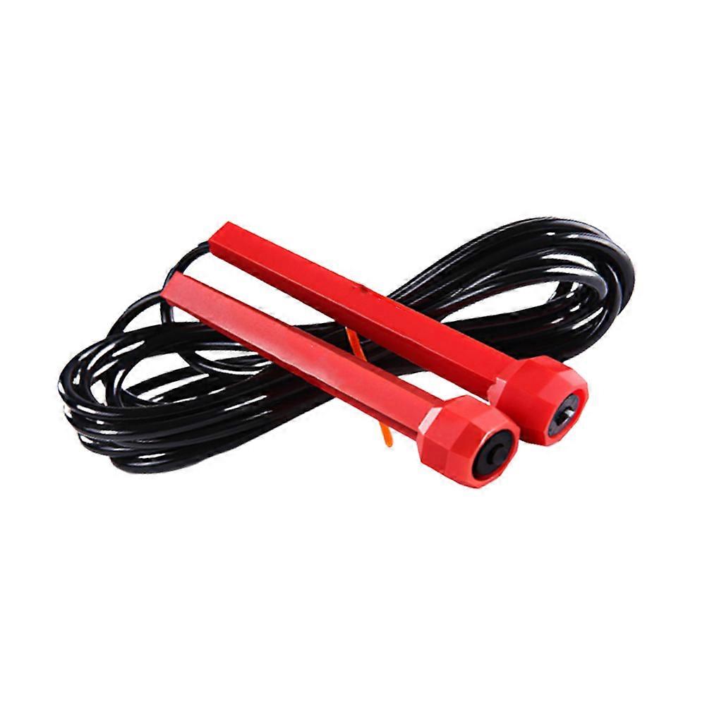 Lightweight Wear Resistant Skipping Rope for Adults, Non Slip Breathable Handles, Smooth Rotation Jump Rope for Fitness Exercise, Red
