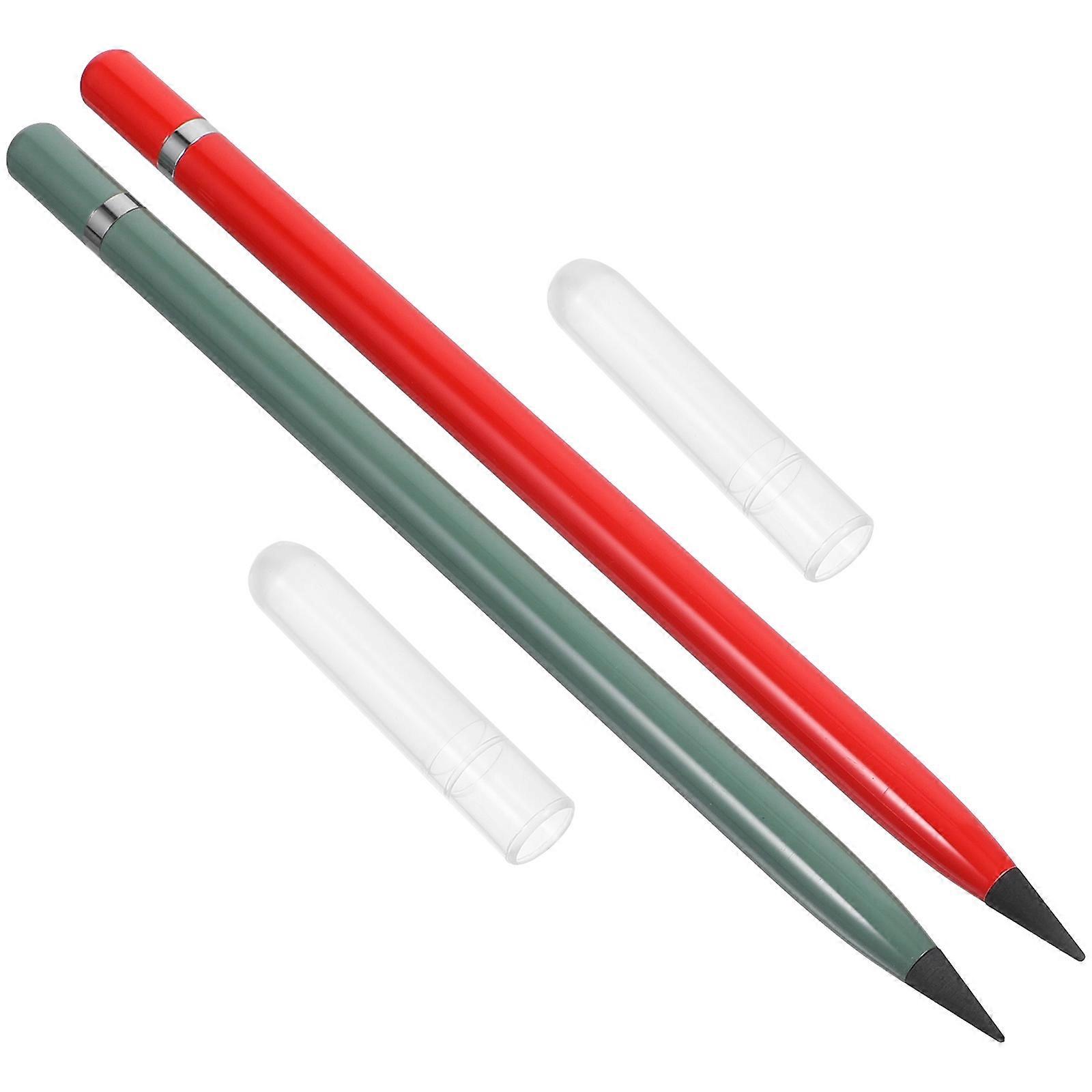 Inkless Pencil Metal Forever Pencil for Writing Drawing Drafting 2Pack