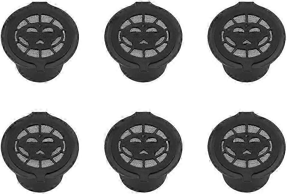 Capsules de café réutilisables Nespresso - 6 dosettes rechargeables en acier inoxydable