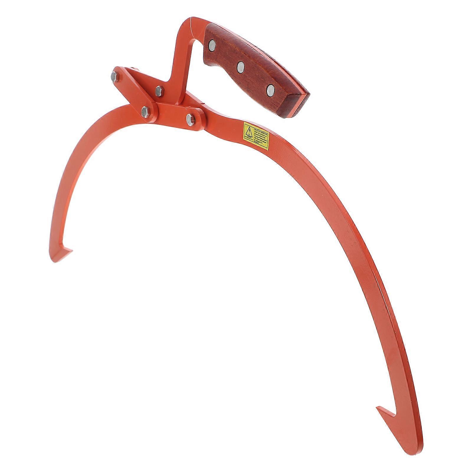 Log Lifter Skidding Tongs Timber Claw Hook for Wood Processing Multi Color 61.20X30.20X2.50CM Lifting 1Pcs
