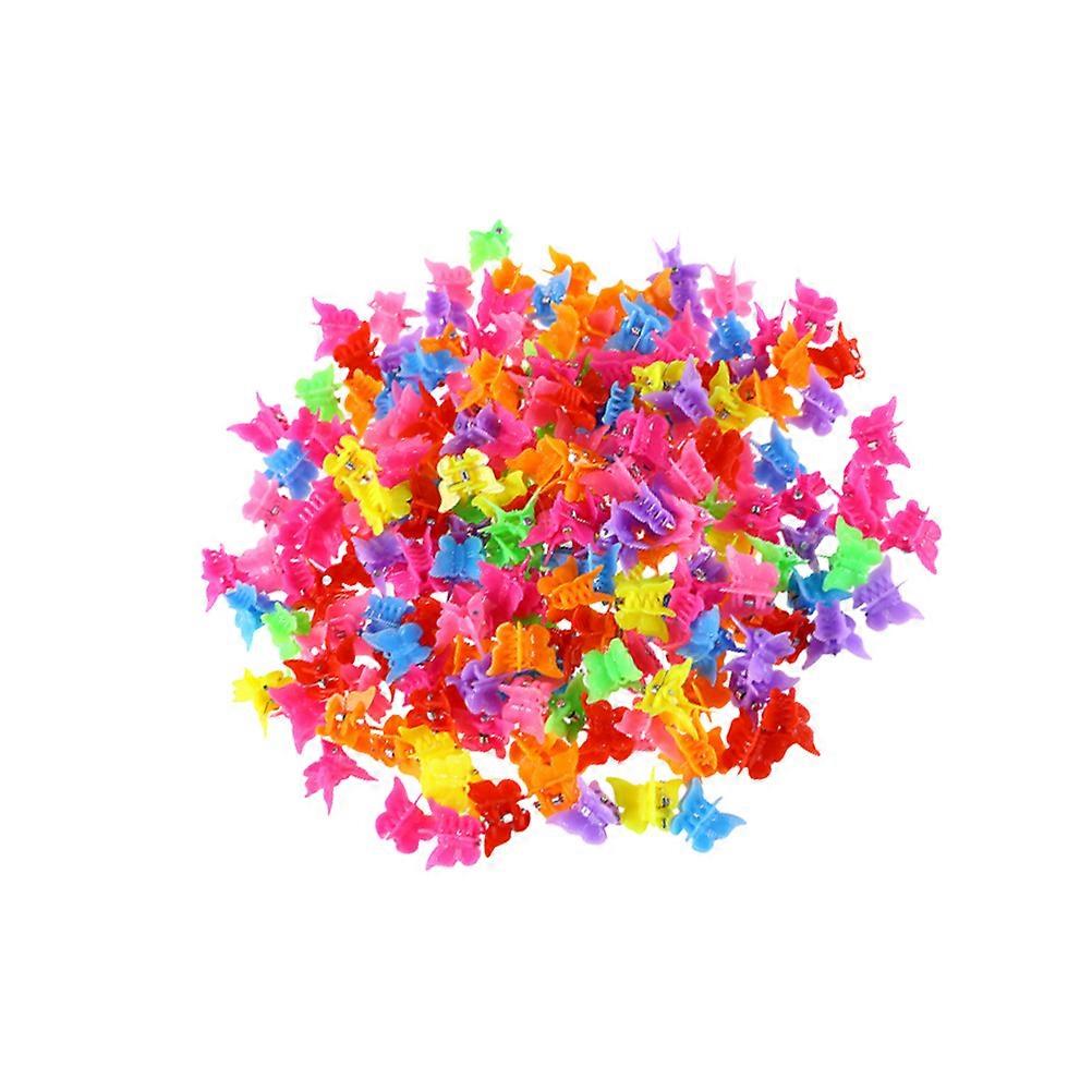 Girl Barrettes Hair Clips για Κορίτσια και Γυναίκες Πλαστικά 2x1.5x1.5cm 150Pack