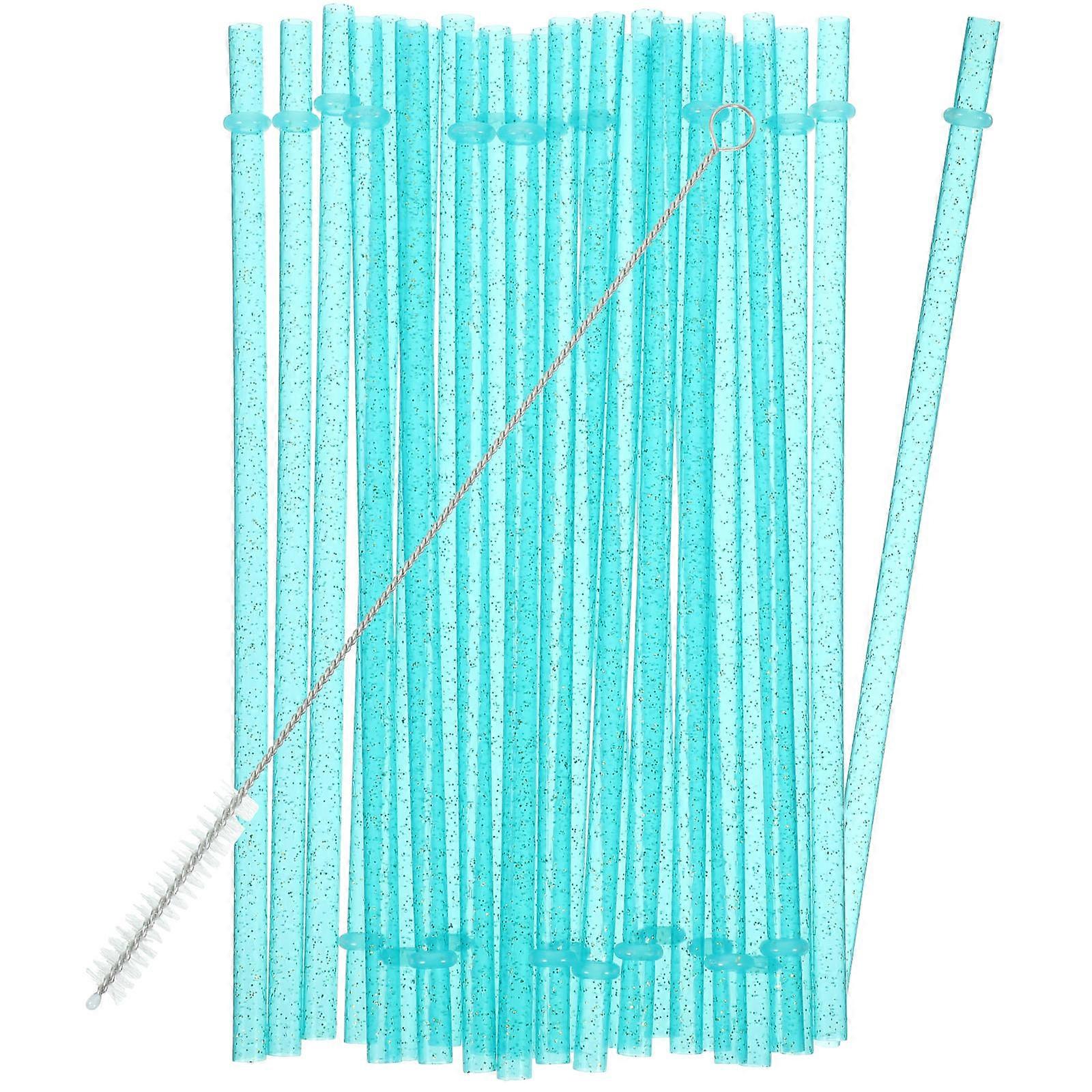 Birthday Party Straw Reusable Straws Safe Drinking Juice Water For Parties 25Pcs