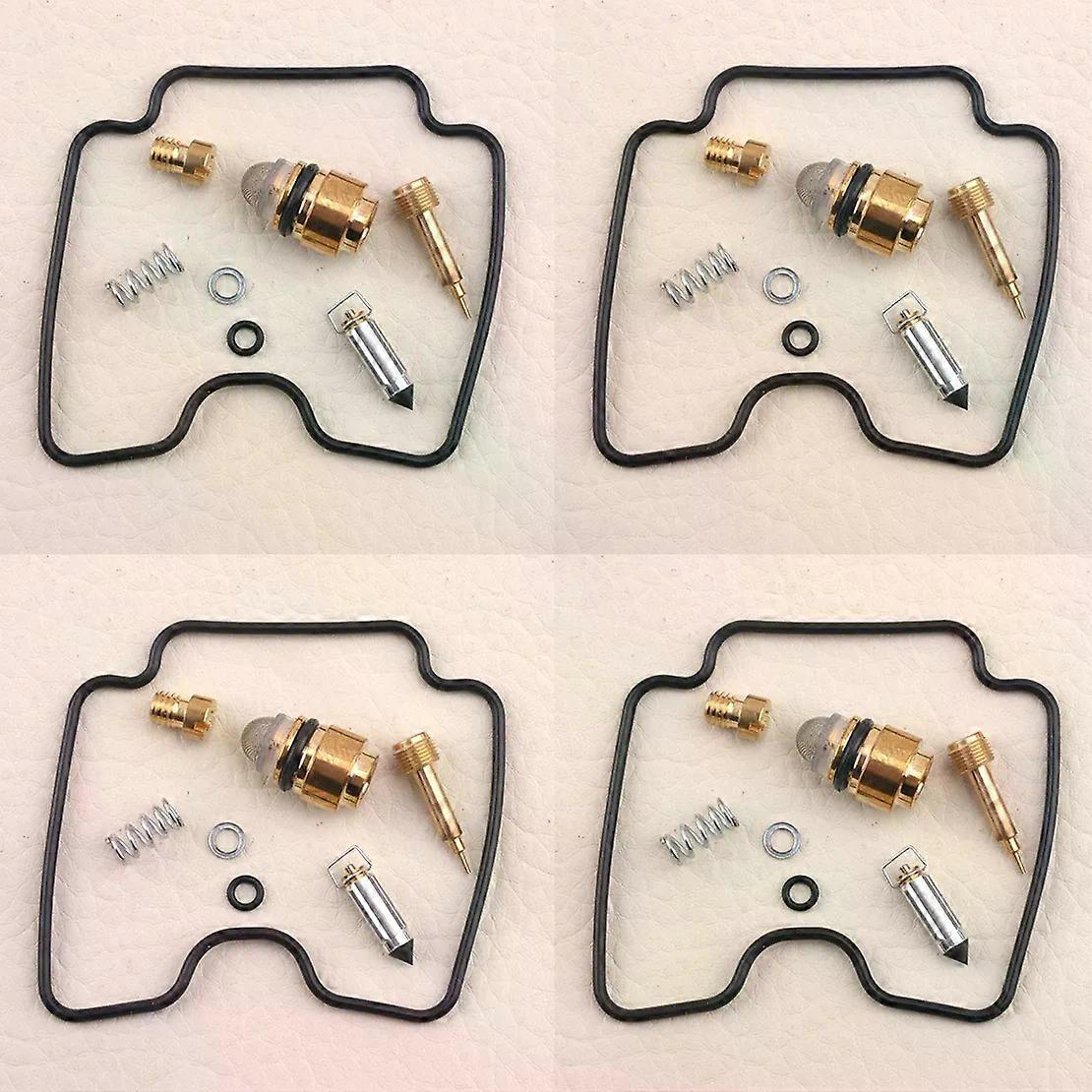 con 4 סטים ערכת תיקון קרבורטור לאופנוע החלפת מחט צף מתאים לימאהה FZS 600 Fazer 1998 1999 2000 2001 2002 2003