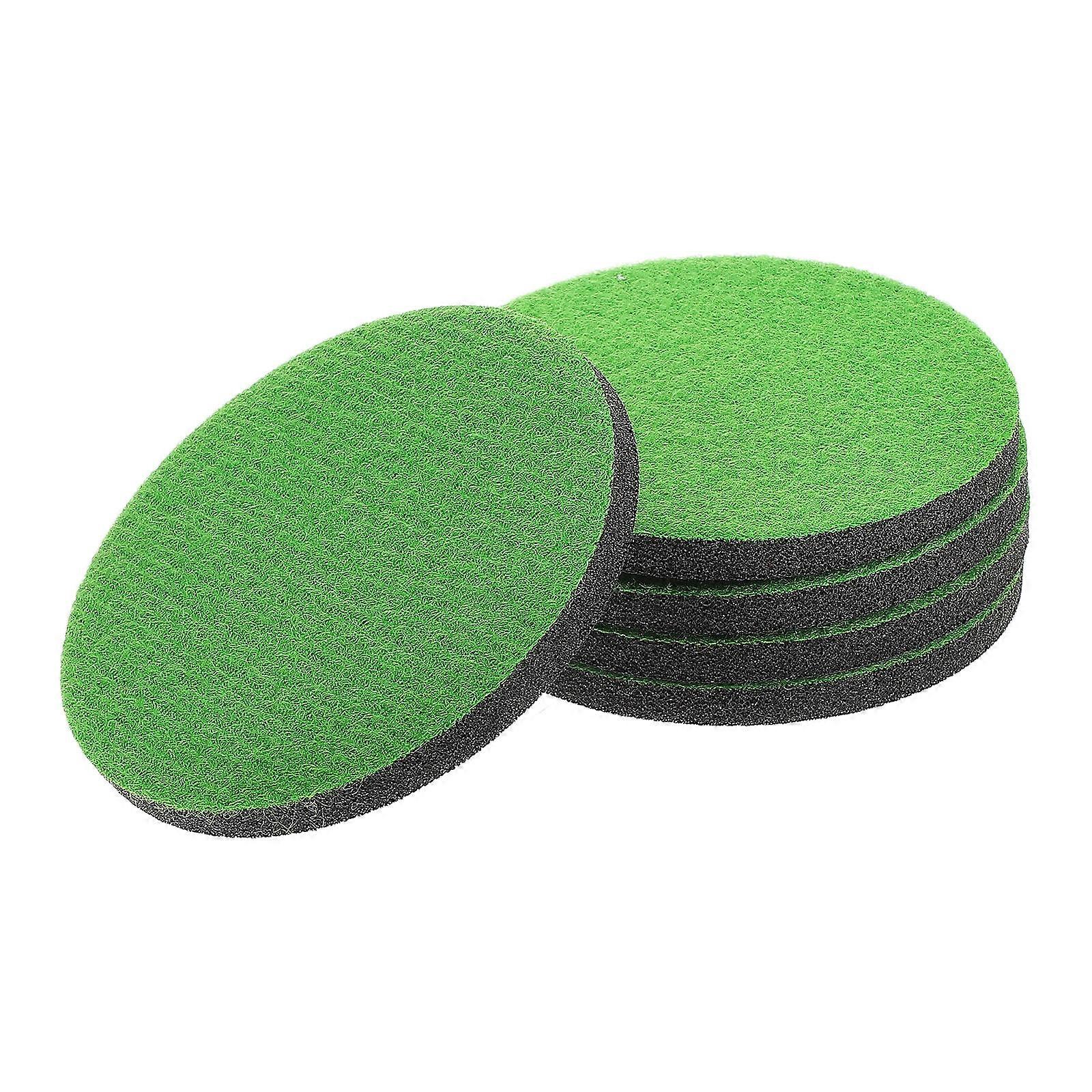 Car Glass Polishing Pads Scratch Removal Kit for Car Repair 7.30X7.30X0.50CM Green Sponge Surface Restoration 5Pcs
