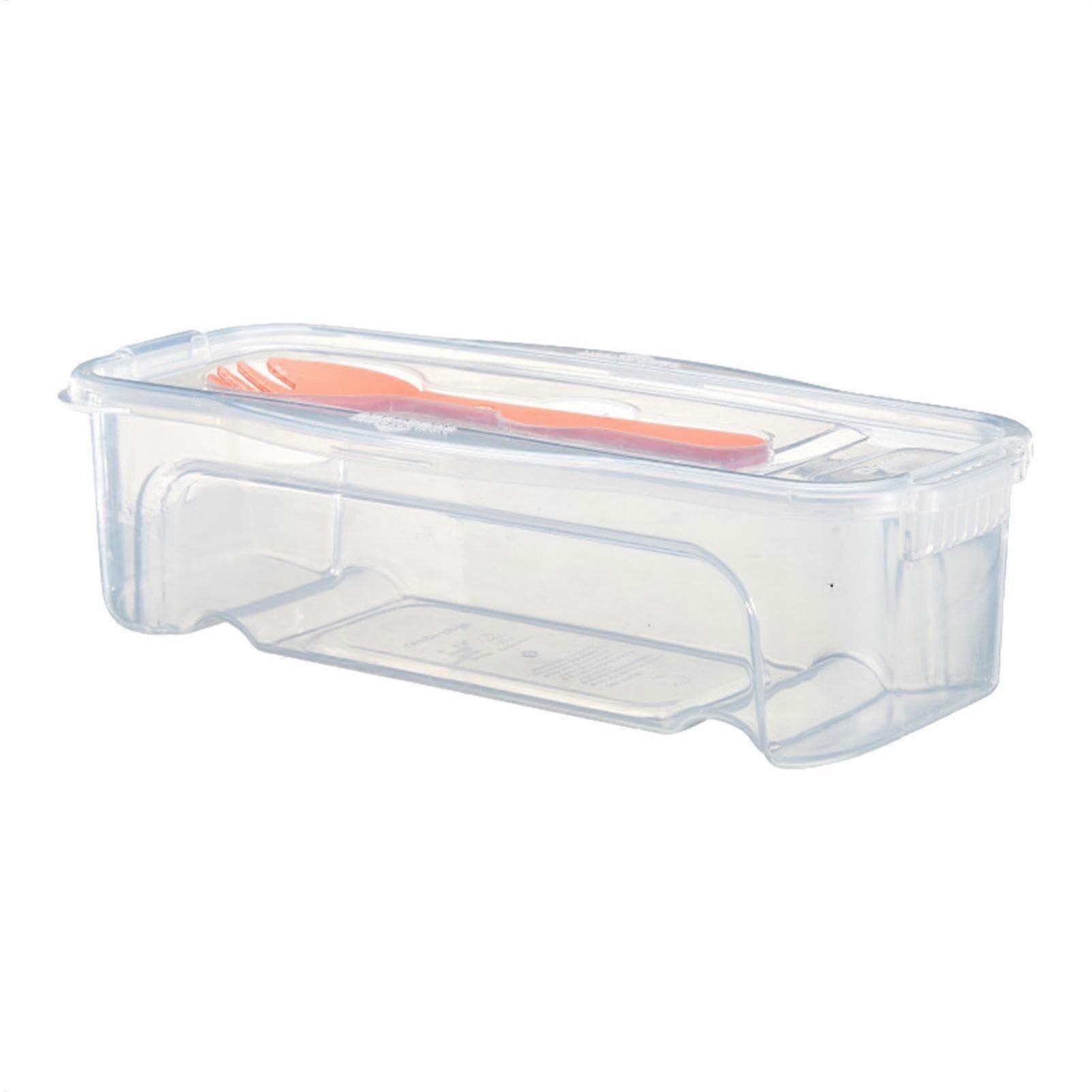 Microwave Noodle Cooker Transparent Ramen Bowl With Lid Heat-Resistant Cooking Box Fridge Organizer Fruit Container