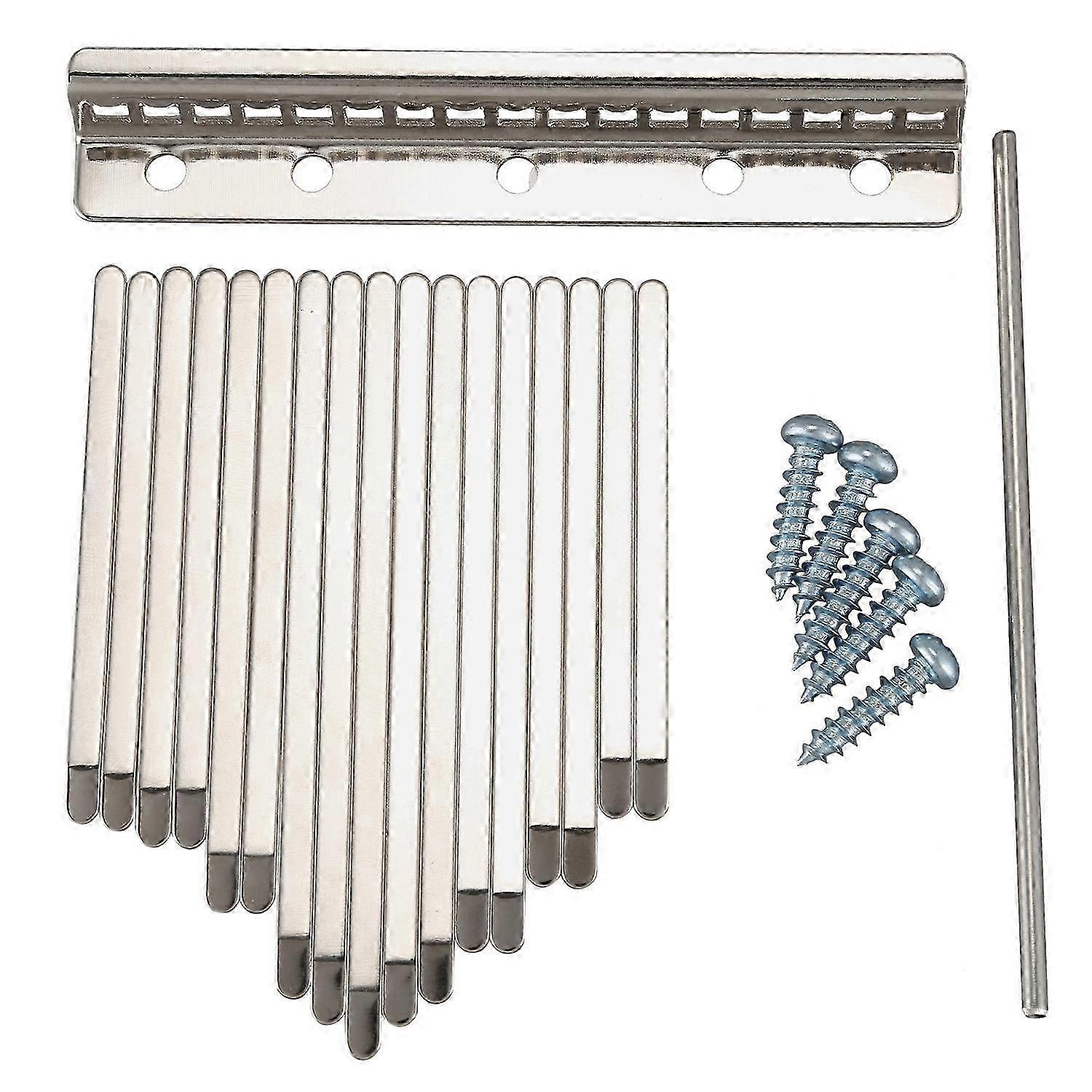 גשר פסנתר אגודל אוכף 17 קלידים סט ערכת לקלימבה DIY חלקי חילוף
