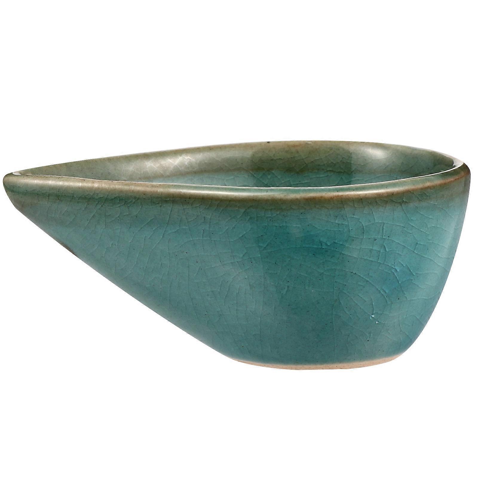 Oil Bowl Ceramic Dish For Mask Mixing And Blending Restaurant Use 8.5X5.5cm 1Pcs