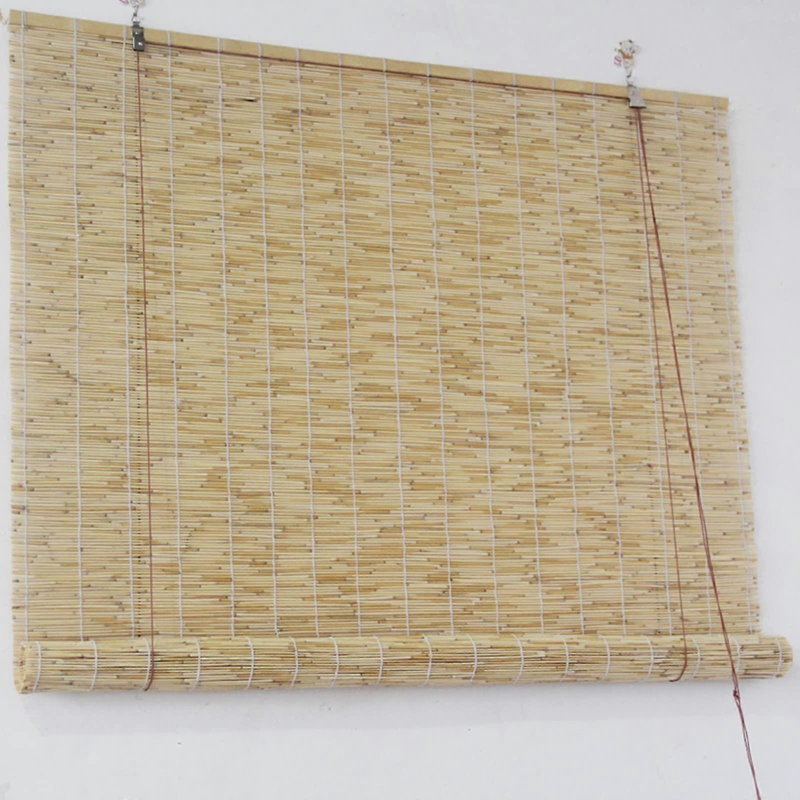 Handgewebtes Bambus-Rollo, wasserdichter Sonnenschutz (70 x 140 cm)
