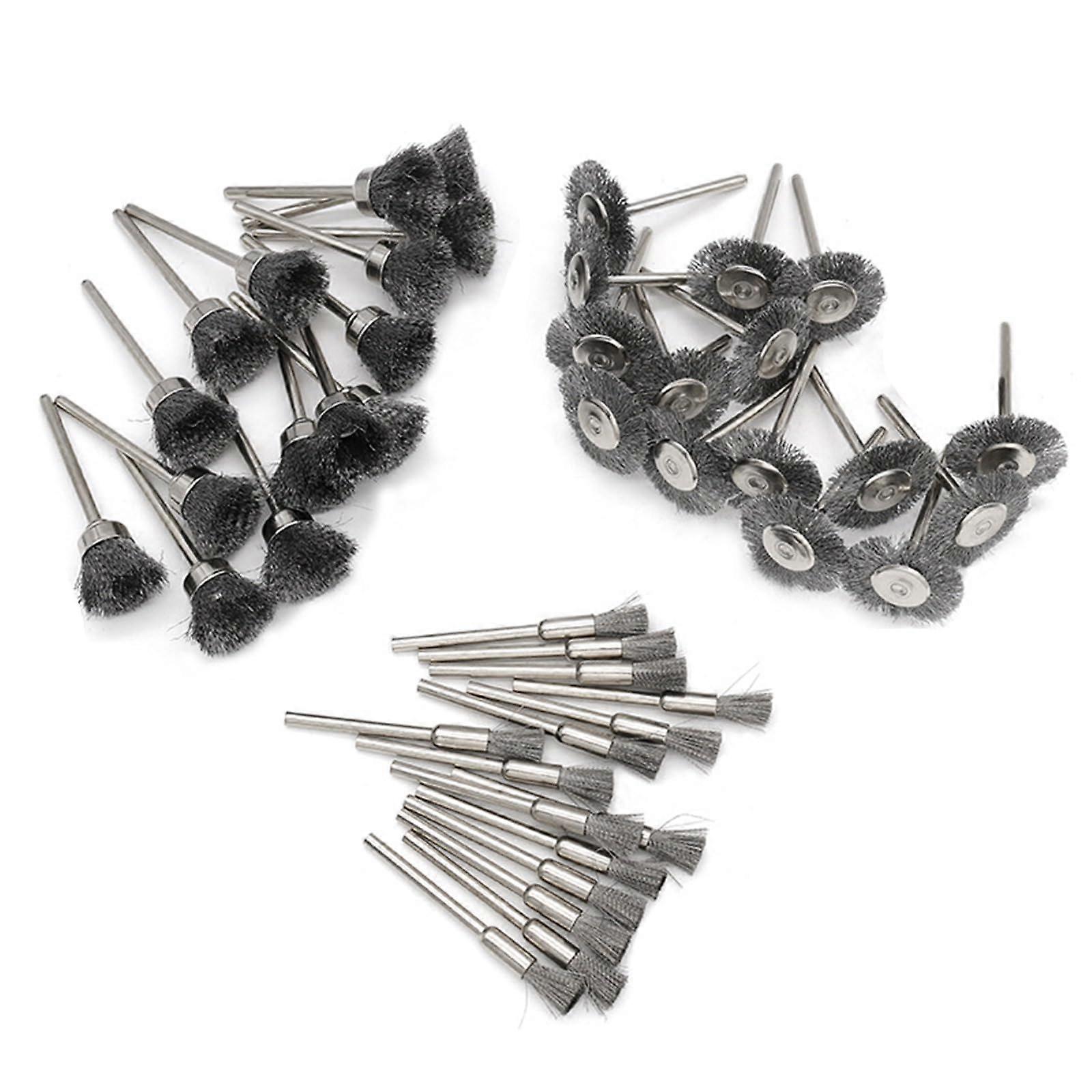 Comprehensive Wire Brush Steel Wire Bristle Wheel for Efficient Cleaning and Smoothing, Ideal for Enthusiasts' Repairs and Narrow Space Cleaning Tools