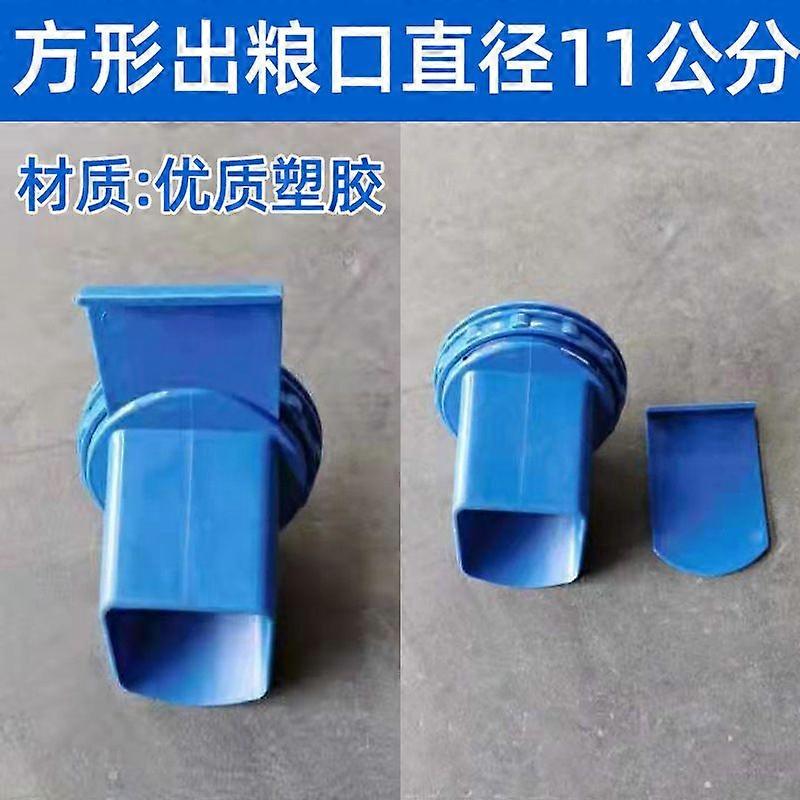 Grain Storage Bin Outlet: Large Capacity Durable Iron Material Efficient Flow For Large Rice Buckets Ideal For Farms And Warehouses