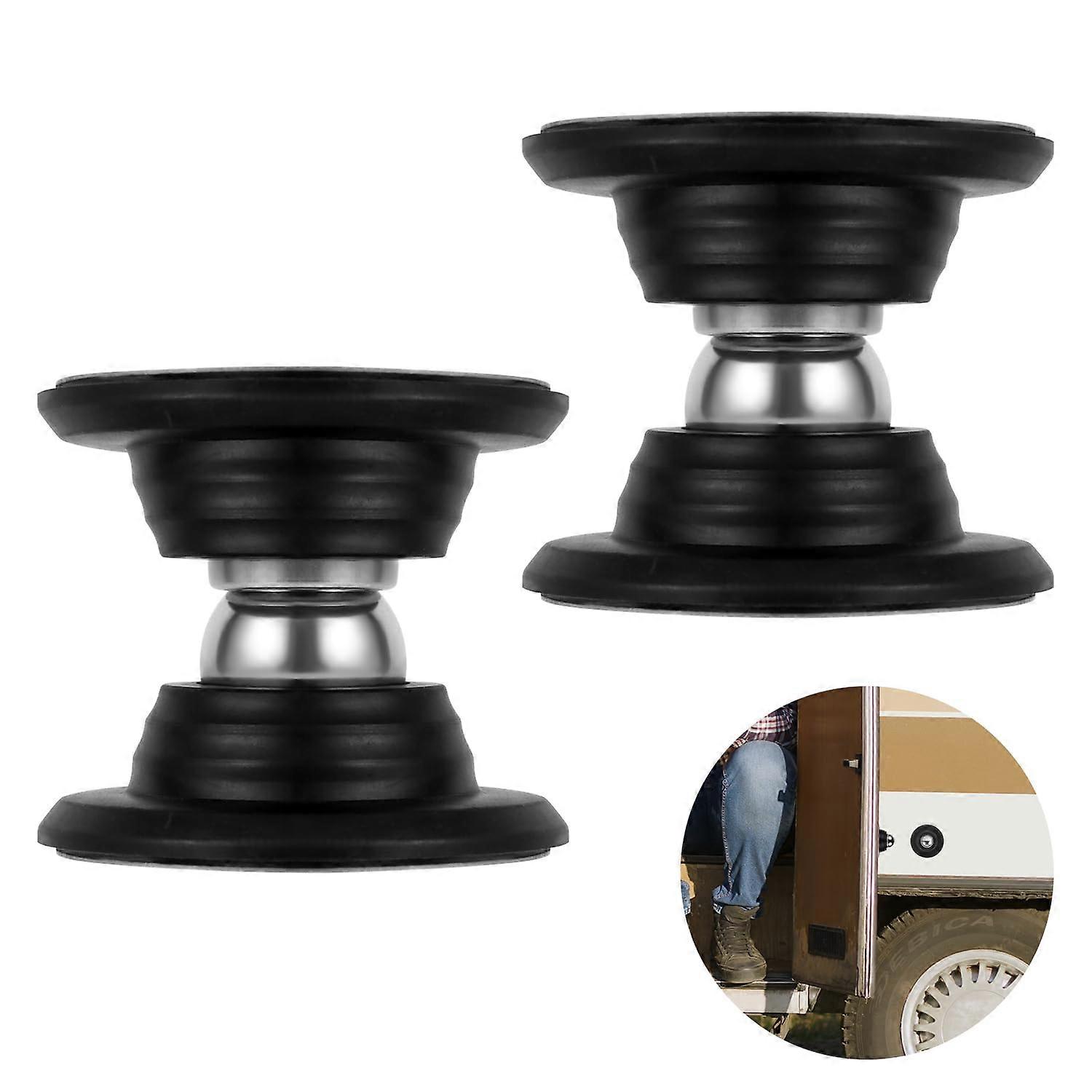 2 Pack Magnetic RV Door Holder with Strong Locking Mechanism, Adjustable RV Door Stopper for Indoor and Outdoor Use