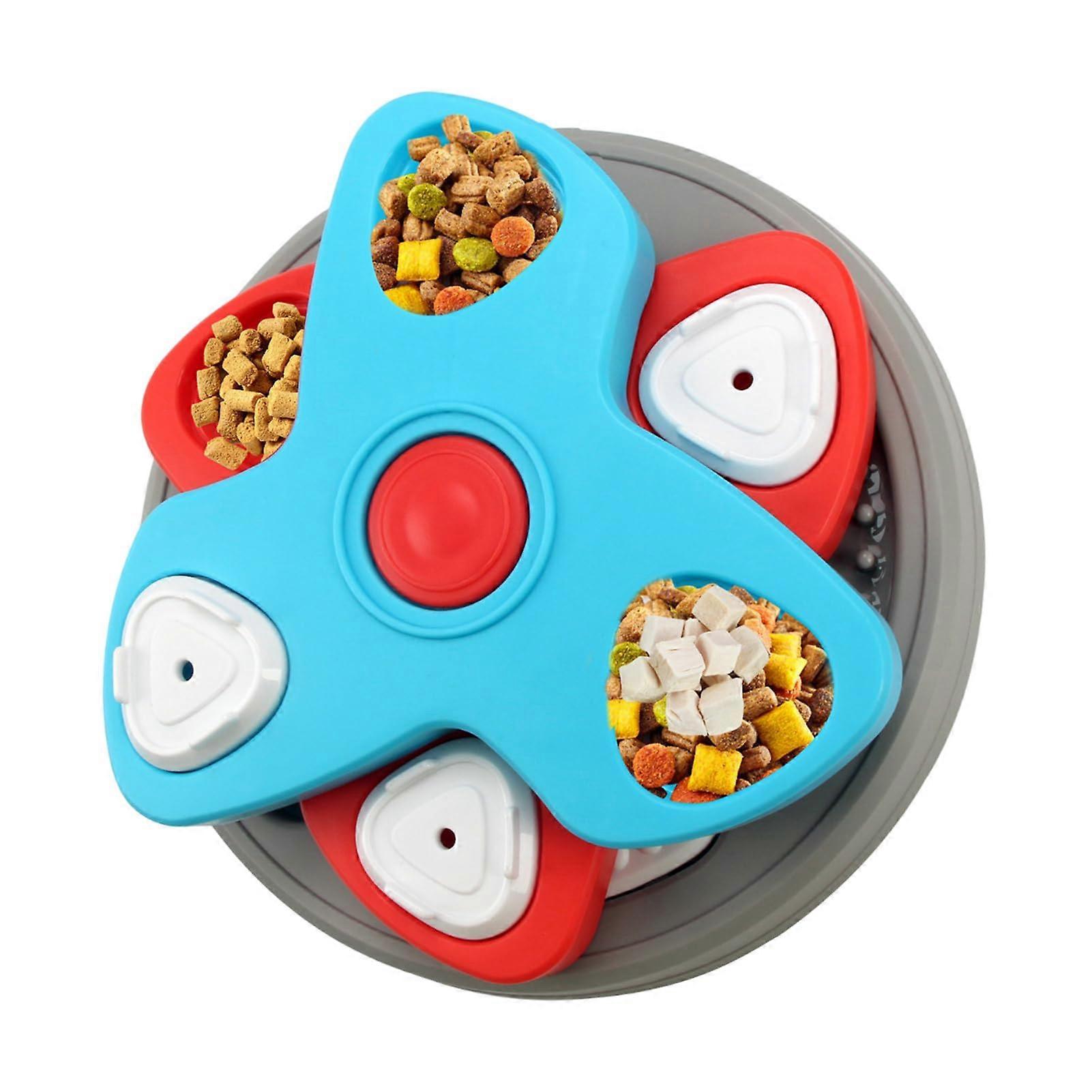 Slow Feeder for Dogs - Non-Slip Rotating Puzzle Bowl - Pet Treat Dispenser for Improved Digestion for Dogs and Cats