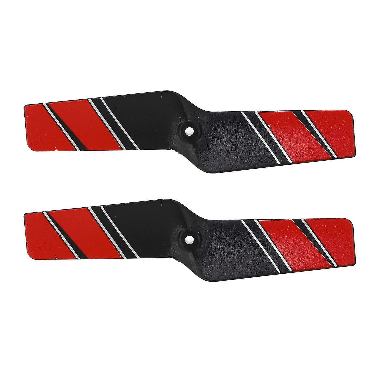2PCS Tail Propeller Blade for K200 Plastic RC Plane Tail Propeller Spare Parts for RC Helicopter Modification Black 