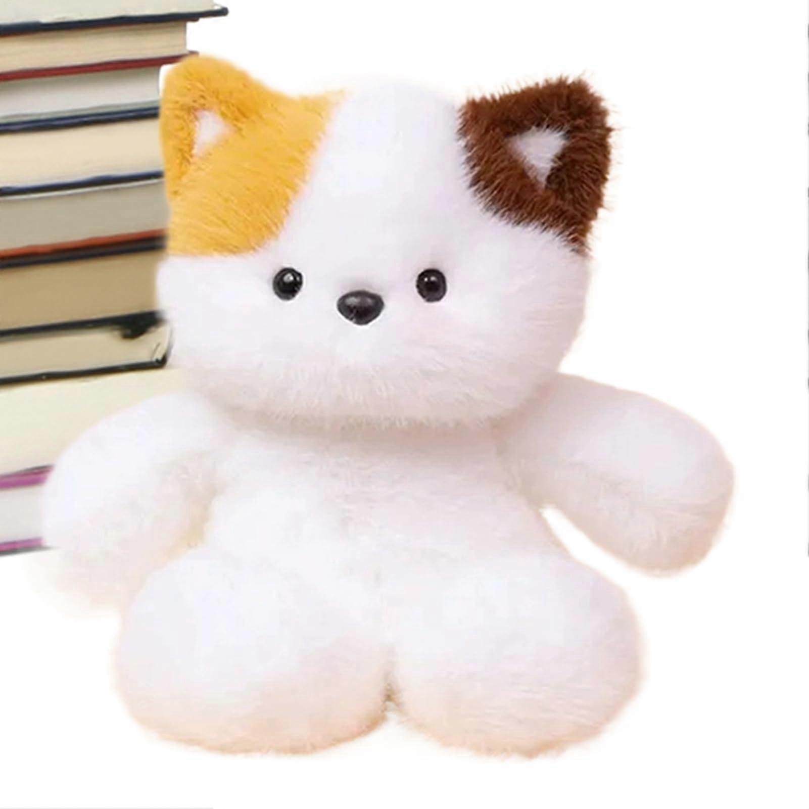 Soft Plush Toy - Bear and Cat Cuddly Stuffed Animal | Cozy Decorative Pillow for Toddlers, Babies, and Adults