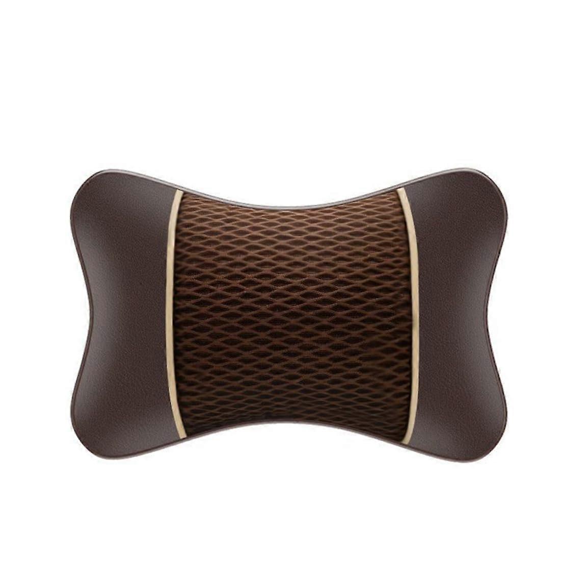 Neck Cushion for Car Seats, Compatible with DS DS3 DS4 DS5 DS5LS DS6 DS7 DS9, Lumbar Cushion, Back Cushion, Support, 3Brown