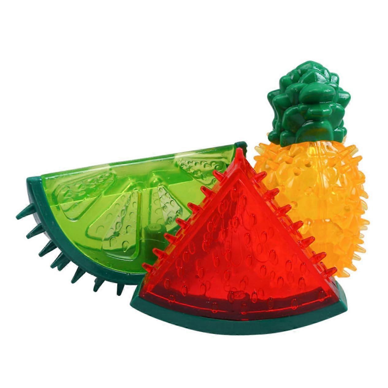 3 Pieces Pet Chew Toy Set for Dogs and Cats, Interactive Molar Biting Tools for Dental Care, Random Styles