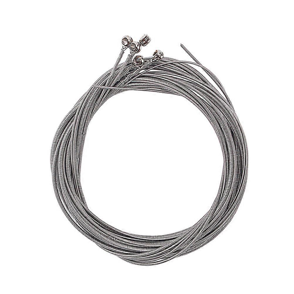 Steel Bass Guitar Strings Stable Vibration Replacement Set 5Pcs For Beginners And Performers