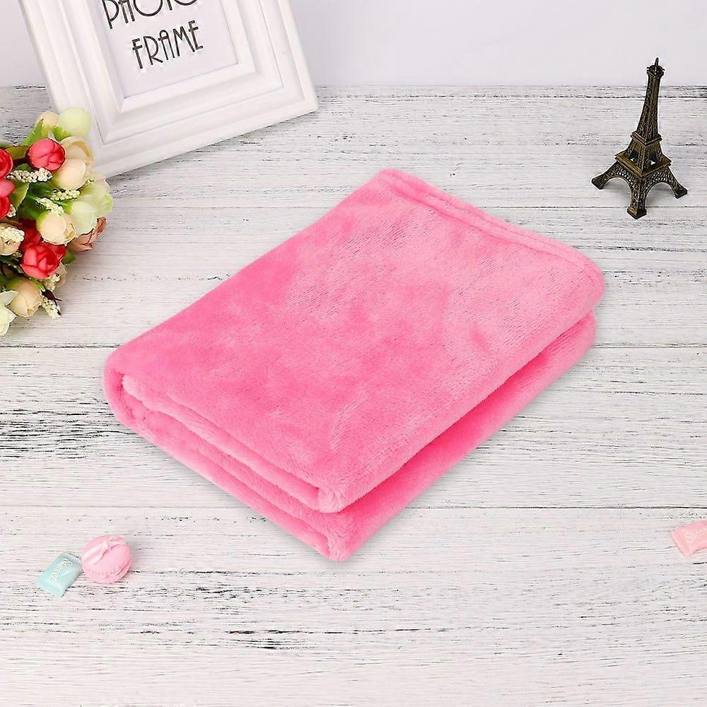 Solid Color Plush Blanket Blanket Sofa Blanket Cover Blanket Bed Tail Blankethiswieee957