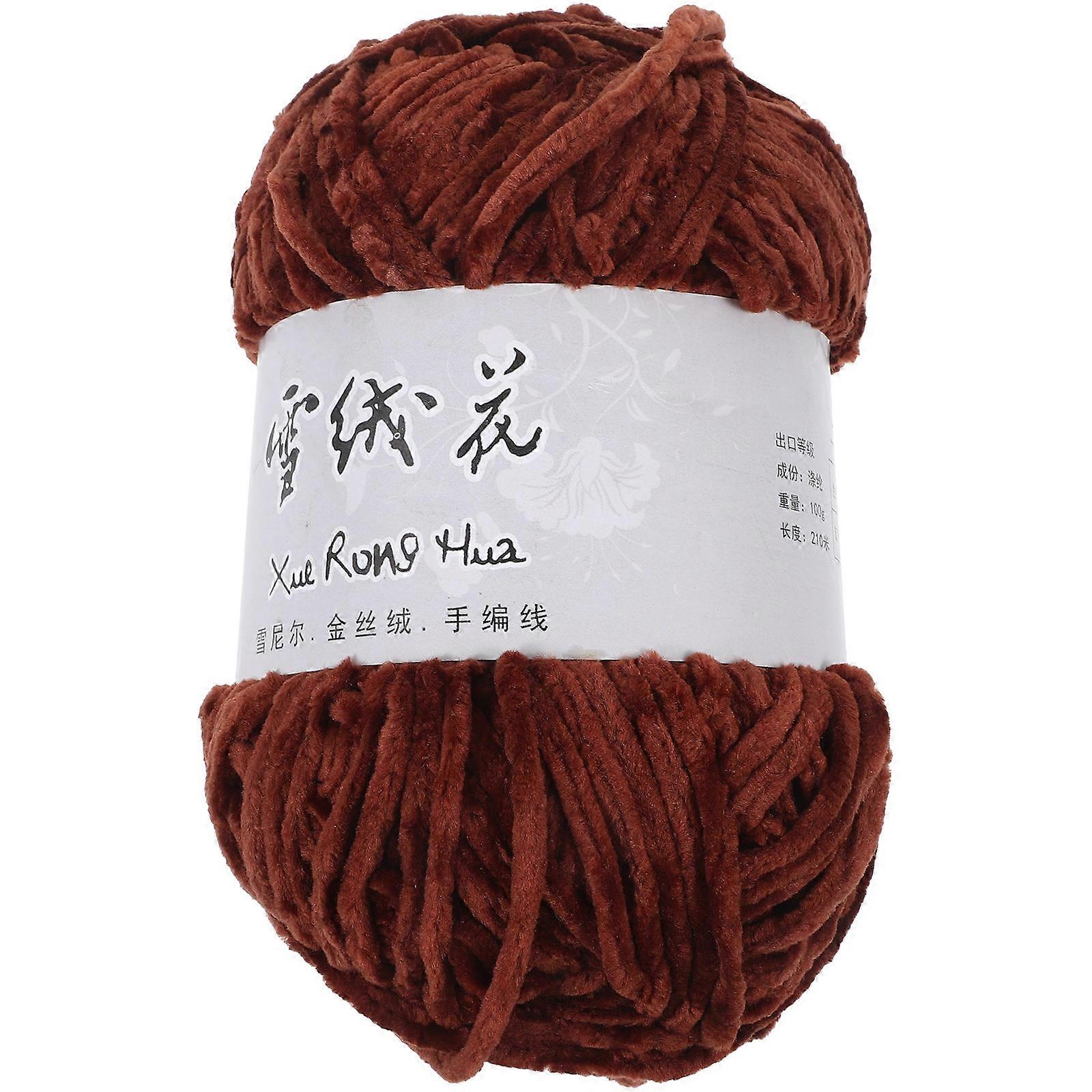 Knitting Threads Knitting Woolen Yarn For Scarves Decoration Medium-Thick Texture 21000.00X0.40X0.40Cm 1Roll