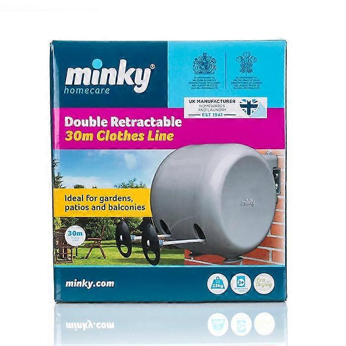 Minky Double Retractable Clothes Line 2 x 15m