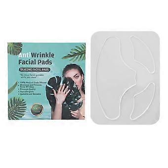 Silicone Prevent Sticker 3 in 1 Reusable Face Forehead Neck Chest Chin Wrinkle Patches for Faces