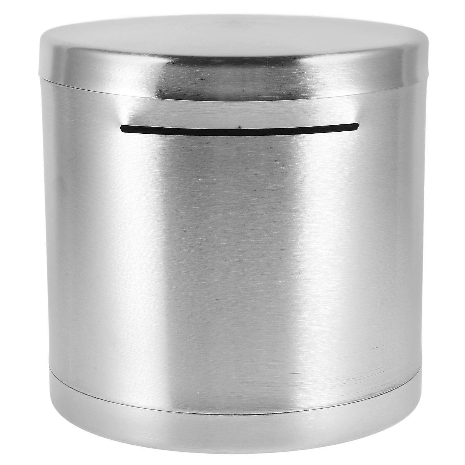 Βάζο χρημάτων τραπεζών αποταμίευσης ανοξείδωτου για την αποταμίευση μετρητών Κομψή διακόσμηση σπιτιών σχεδίου 1Pcs