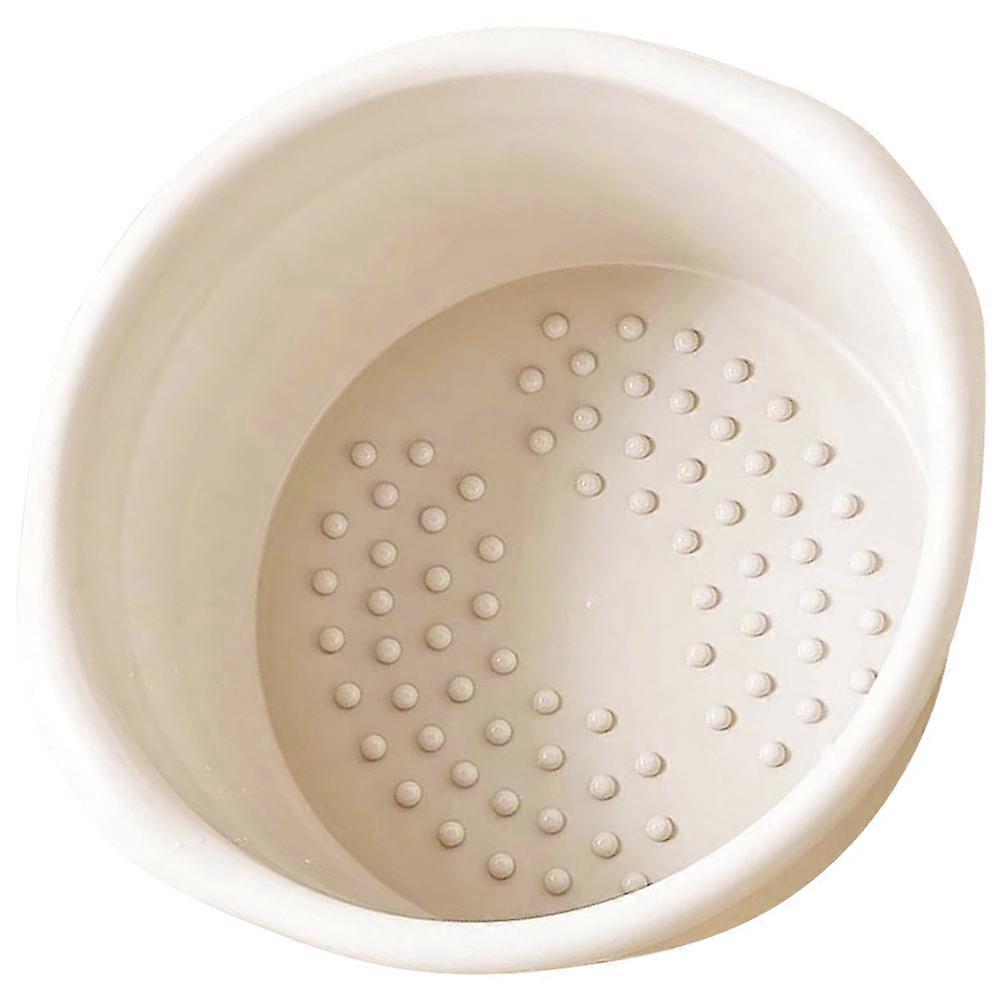 Foot Soak Bath Foot Basin For Soaking Feet Parents 14.2×10.8×6.3in Scrubbing 1Set