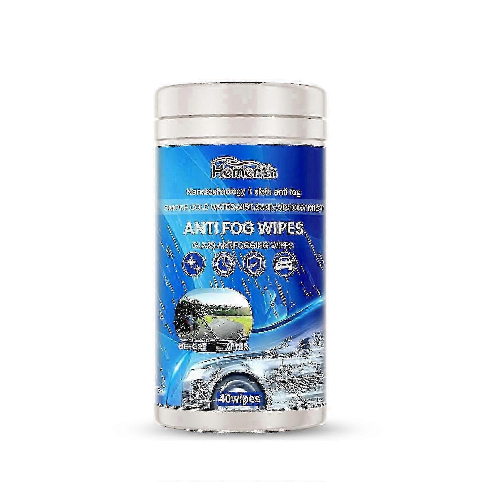 Car Anti-Fog Wipes, Windshield Rearview Mirror Glass To Remove Oil And Drain On Rainy Days Clear Vision