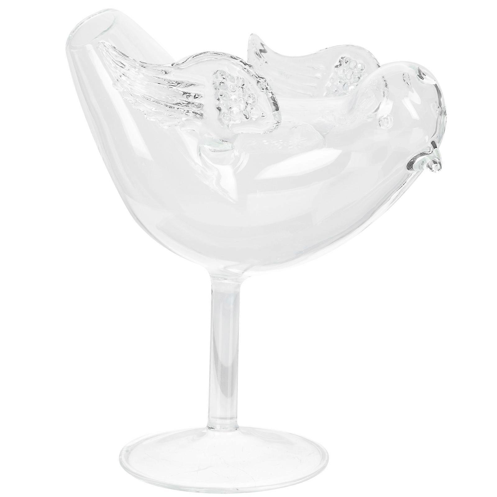 Here's a polished and engaging product description based on your input:
**1pc Bird Shaped Cocktail Glass – Unique Transparent Beverage Cup for