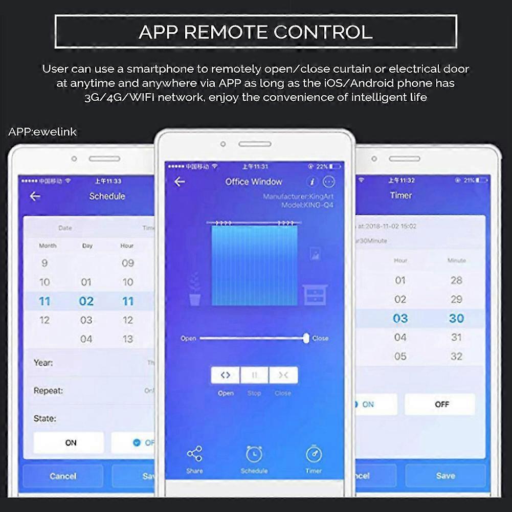 Tuya WiFi Intelligent Curtain Intelligent DIY Tool Curtain Switch Module Compatible with Alexa Home